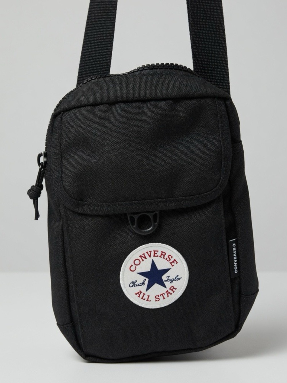 Converse Black Canvas Mini Crossbody with All Star Patch